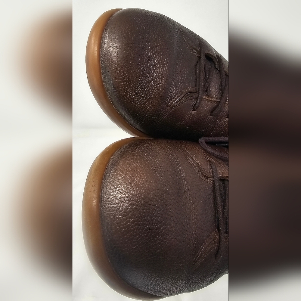 Geox Men's Dk Coffee New Do B Pure Leather Casual Shoes Size EUR 41 US 8 - Picture 4 of 16